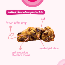 Load image into Gallery viewer, Salted Chocolate Pistachio Cookies